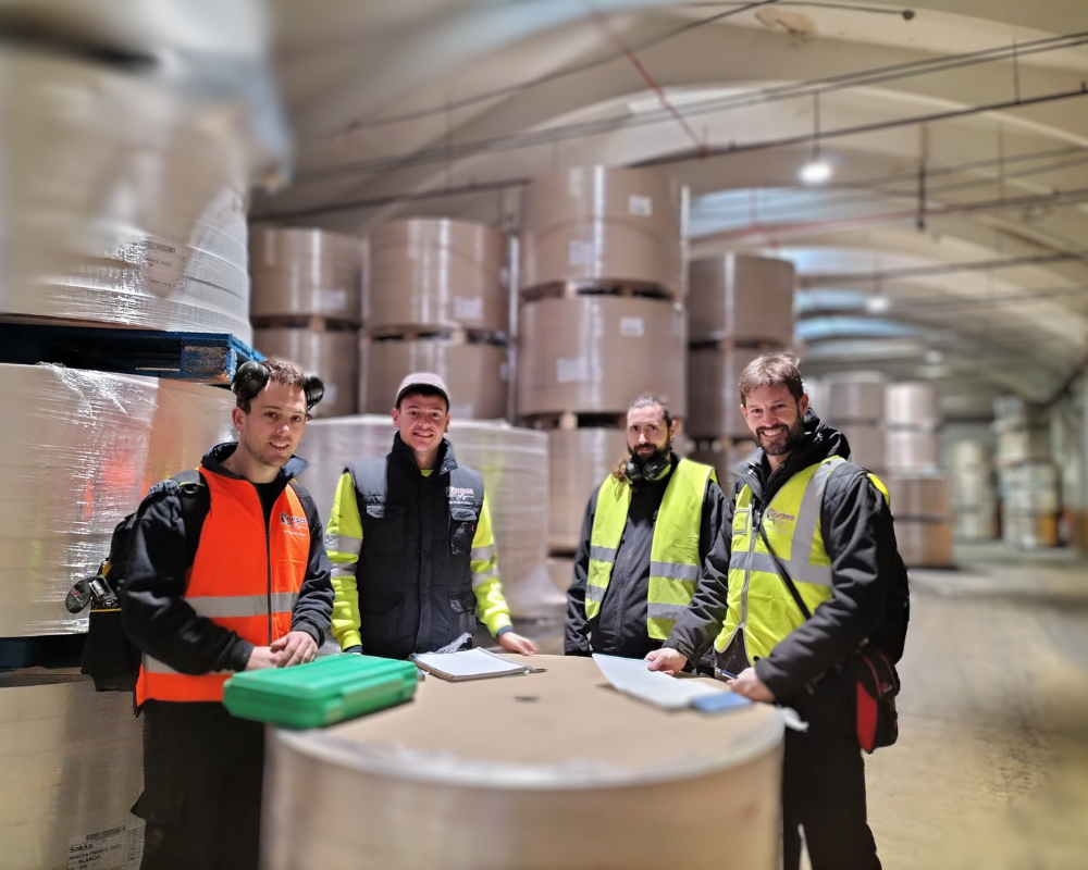 Equipo de Gurpea en Solidus mantenimiento industrial sostenible Edison Next